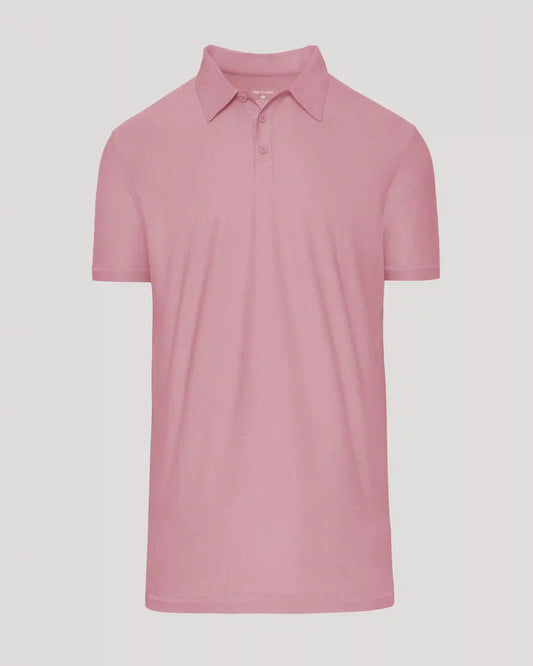 Quartz Rose Short Sleeve Tall Active Polo