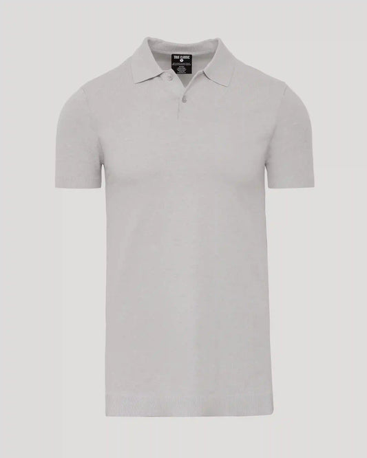 Heather Gray Tall Dressy Polo
