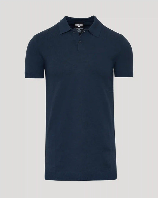 Navy Tall Dressy Polo