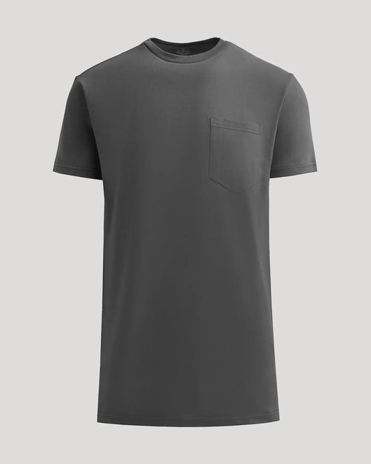 Carbon Tall Heavyweight Pocket Crew
