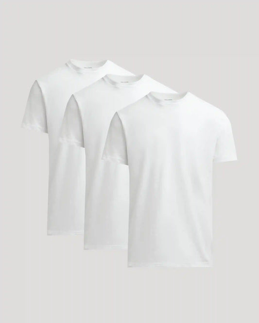 All White Heavyweight Crew 3-Pack