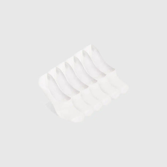 White Never Show Socks 3 Pack
