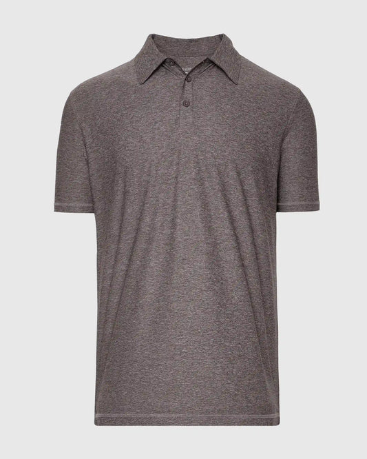 Heather Cocoa Active Polo 2.0