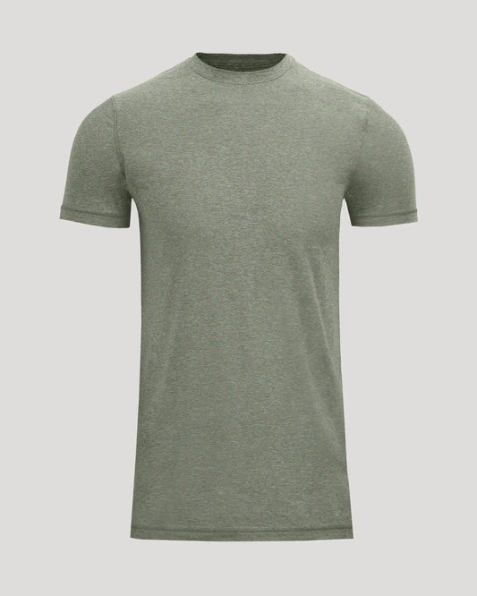 Heather Juniper Tall Active Crew Neck 2.0